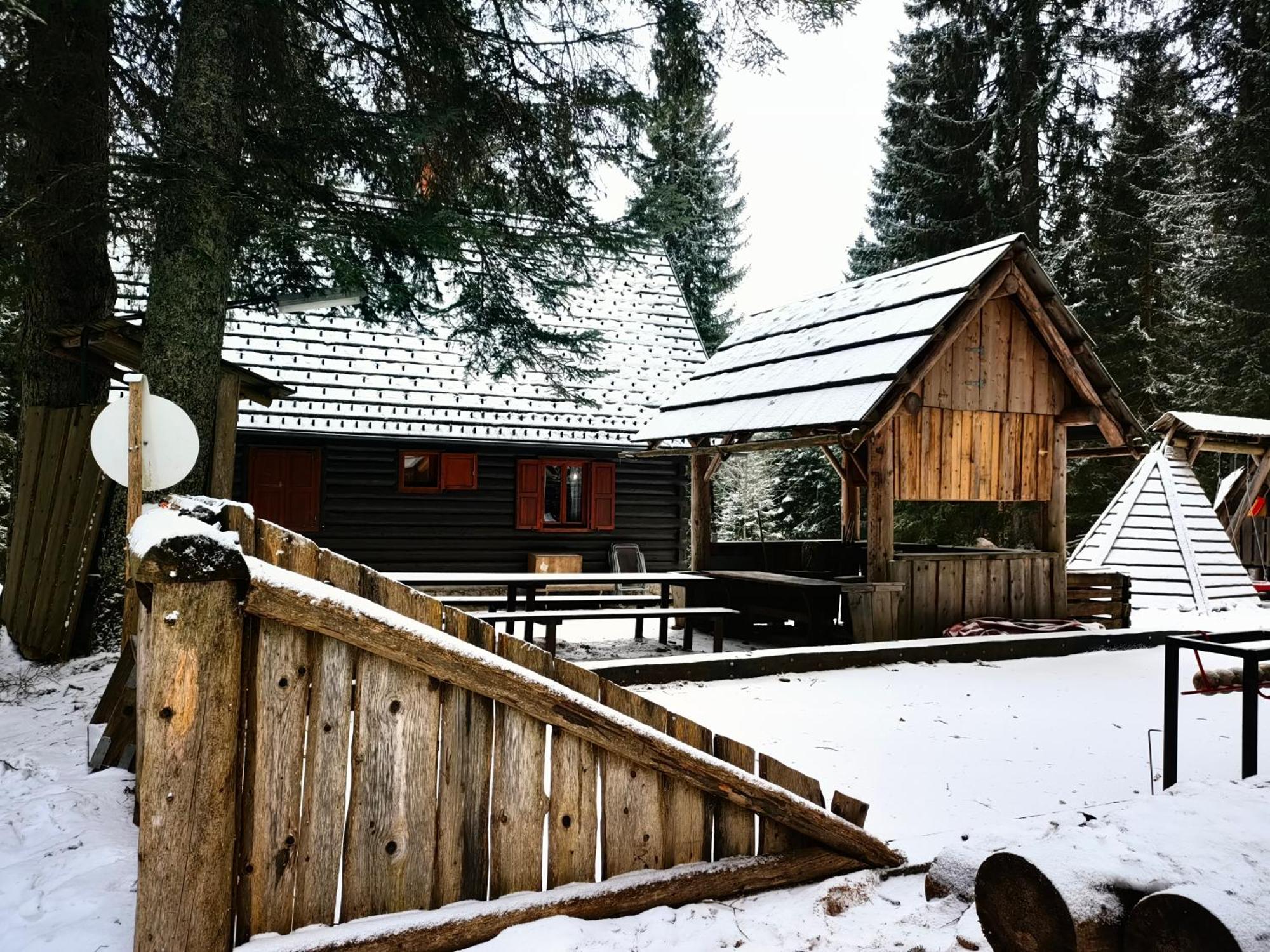 Chalet Stara Jelka Pokljuka Zgornje Gorje Buitenkant foto